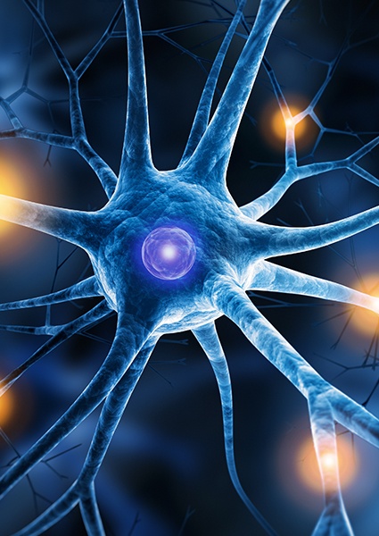 Animated cells representing Botox for headache management