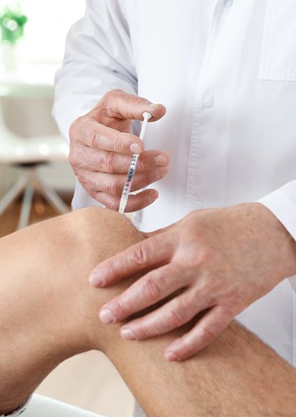 Patient receiving allograft Whartons Jellytic growth factor treatment